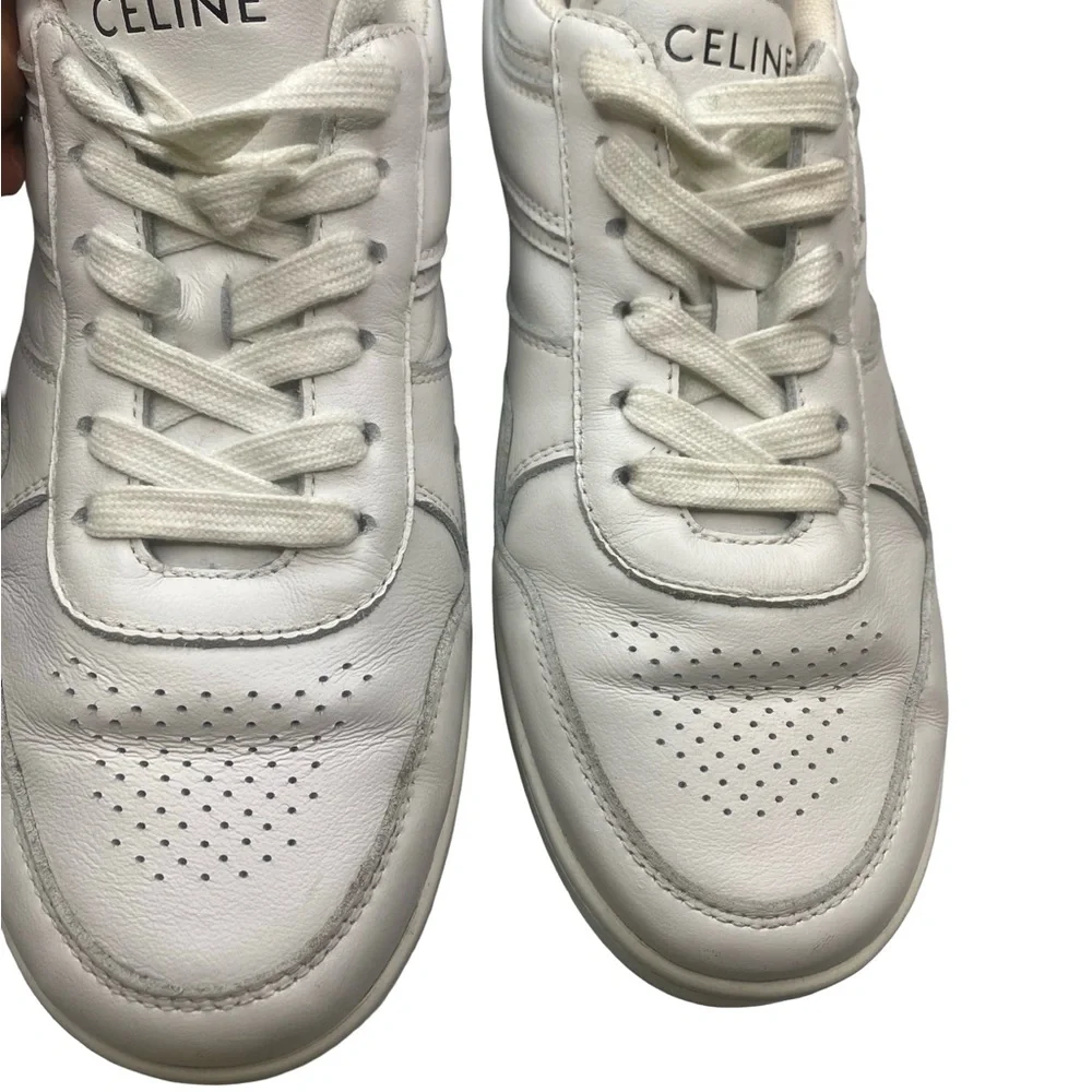 Celine Woman’s Classic White Sneakers